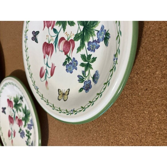 Mikasa set of 5 GARDEN BLOOM  7 3/4" Salad Plates Studio Nova Y 2372 - Picture 4 of 16